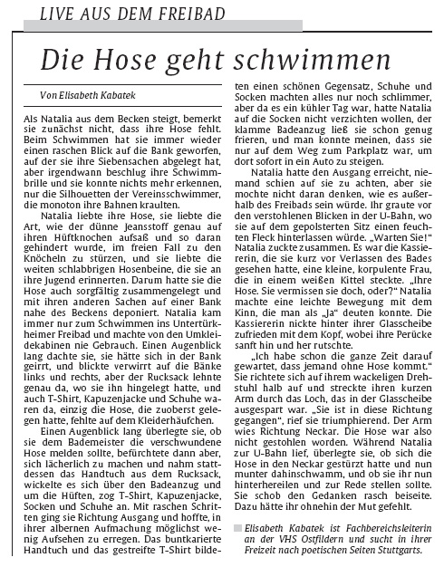 Kopie Zeitungsartikel